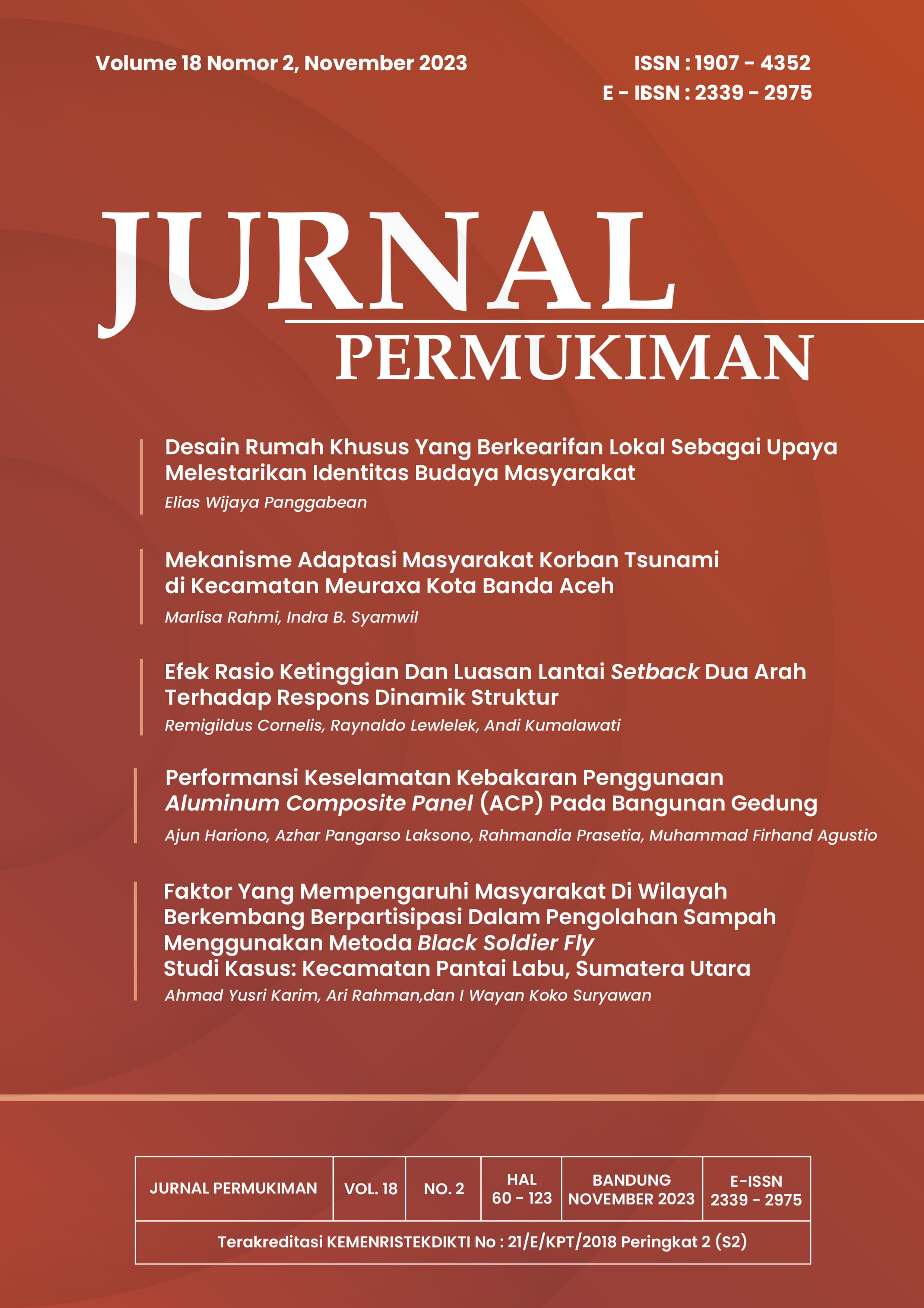 Cover Jurnal Permukiman